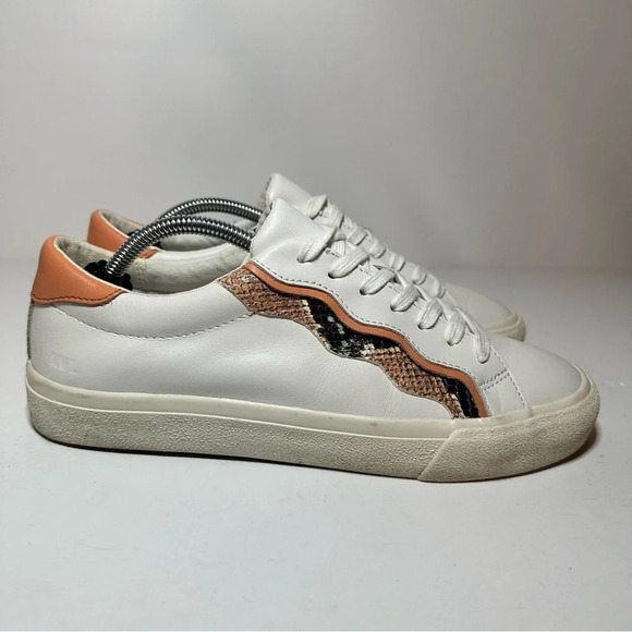 Women's Madewell Sidewalk Low Top Sneakers Size 8 Wave Edition Leather (76 Box10 - Picture 1 of 9
